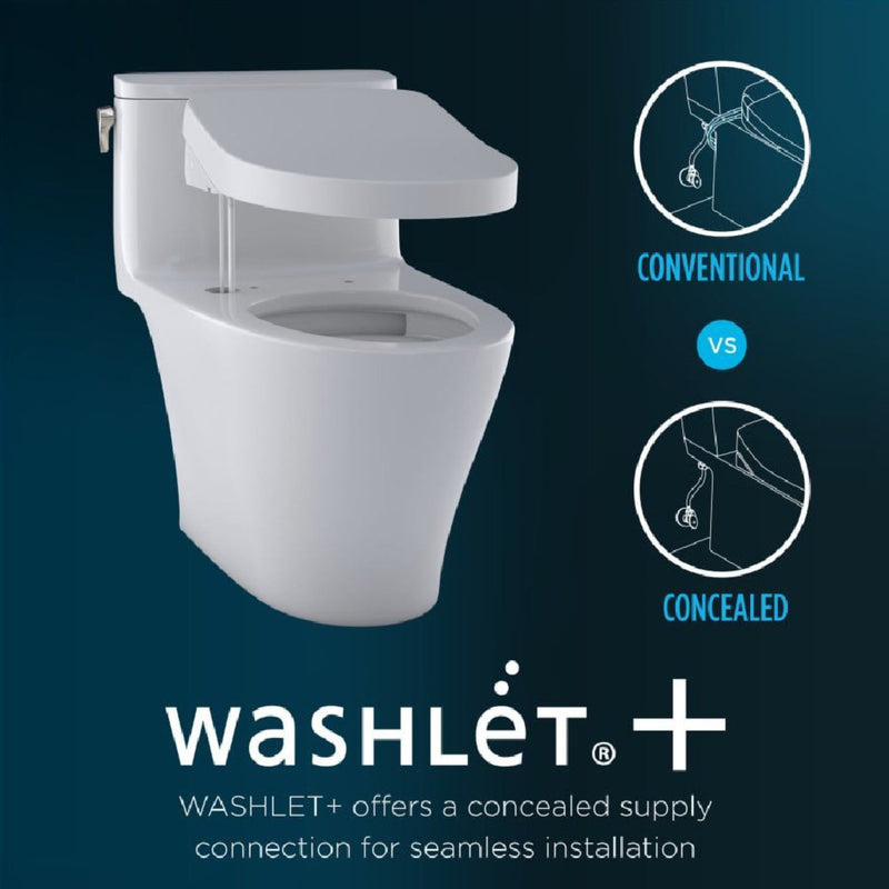 [MW7764736CSG#01] TOTO Drake 1.6 GPF RH Washlet Elongated Bidet Toilet Seat With S7A Auto Open/Close Bidet Seat (SAK75906)