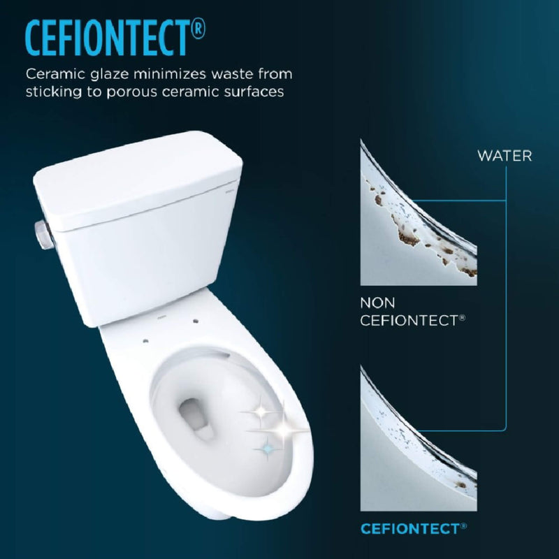 [MW7863084CEFG.10#01] TOTO Drake Washlet C5 With 1.28 GPF Elongated Bidet Toilet With Left Hand Lever (SAK78219)