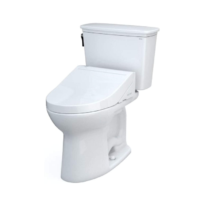 [MW7863084CEFG.10#01] TOTO Drake Washlet C5 With 1.28 GPF Elongated Bidet Toilet With Left Hand Lever (SAK78219)