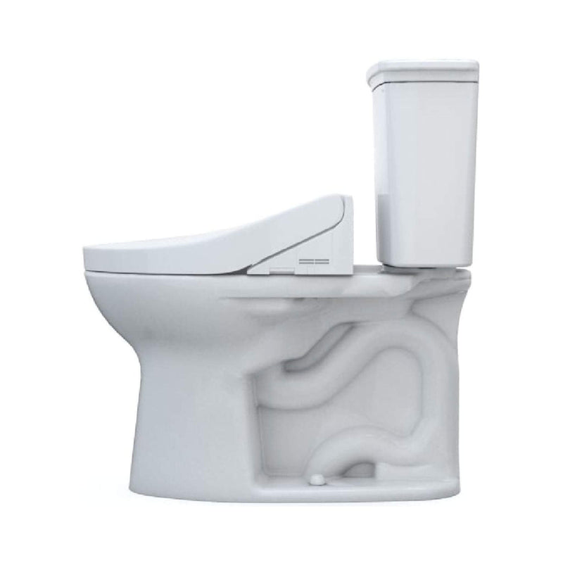 [MW7863084CEFG.10#01] TOTO Drake Washlet C5 With 1.28 GPF Elongated Bidet Toilet With Left Hand Lever (SAK78219)