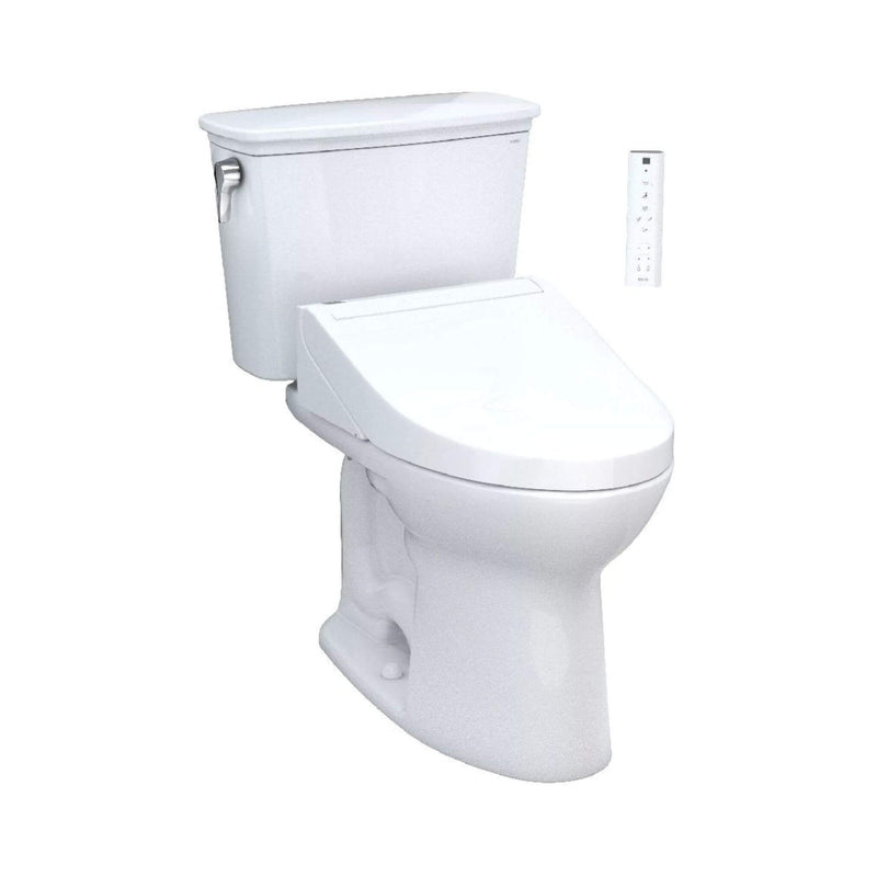 [MW7863084CEFG.10#01] TOTO Drake Washlet C5 With 1.28 GPF Elongated Bidet Toilet With Left Hand Lever (SAK78219)