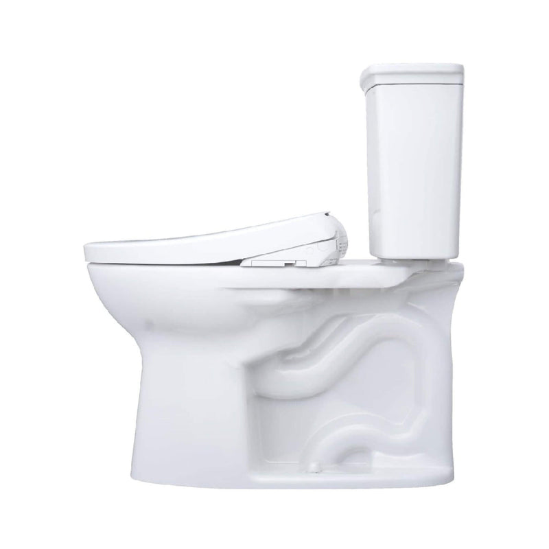 [MW7864726CEFG#01] TOTO Drake 1.28 GPF Elongated Chair Height Toilet Seat With Transitional Washlet S7 (SAK18215)