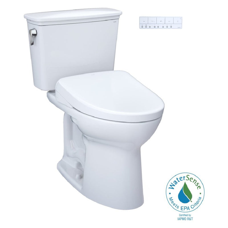 [MW7864726CEFG.10#01] TOTO Drake Elongated Chair Height Transitional Toilet With S7 Bidet Seat And 10" Rough In (SAK95631)