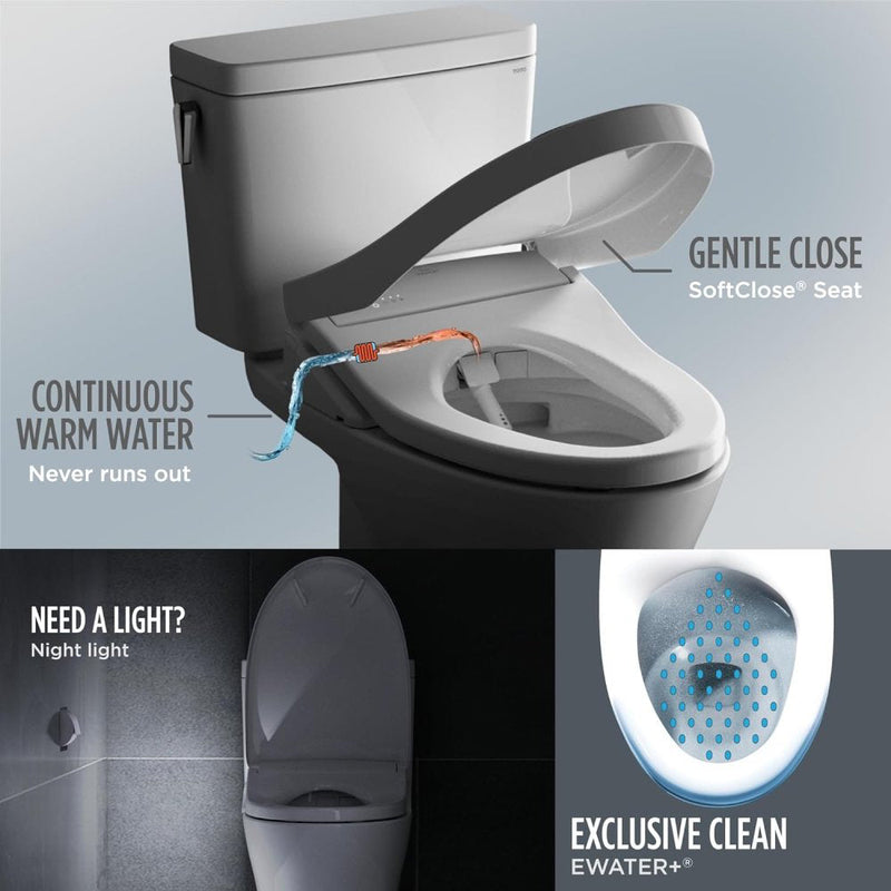 [MW7864726CEG#01] TOTO Drake 1.28 GPF Tornado Flush Washlet Toilet With S7 Bidet Seat (SAK27632)