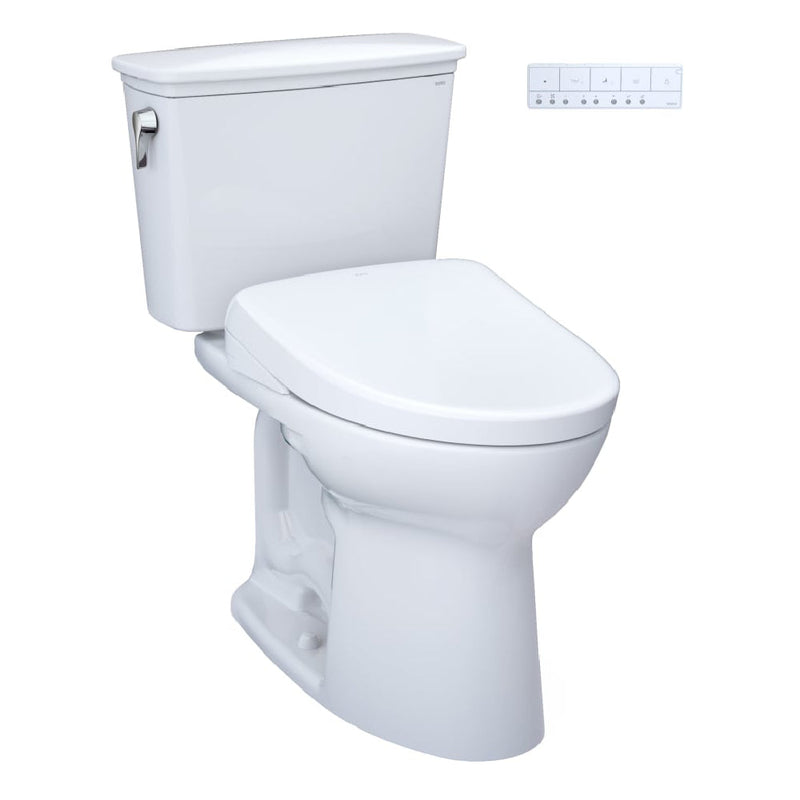 [MW7864736CEG#01] TOTO Drake 1.28 GPF Tornado Flush Toilet With Washlet S7A Bidet Seat (SAK56130)