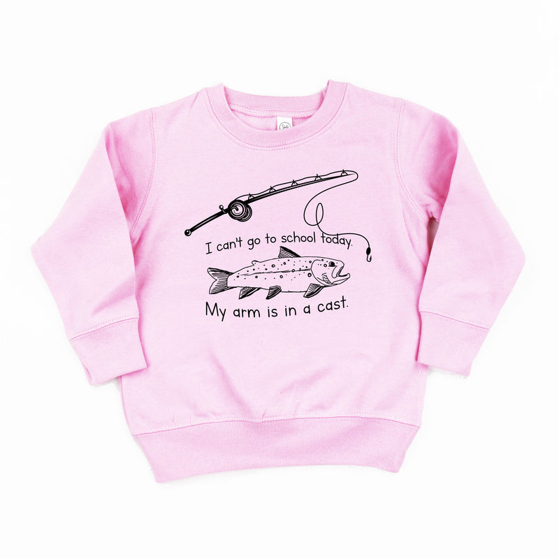 I Can't Go to School Today. My Arm Is In A Cast. - Child Sweater