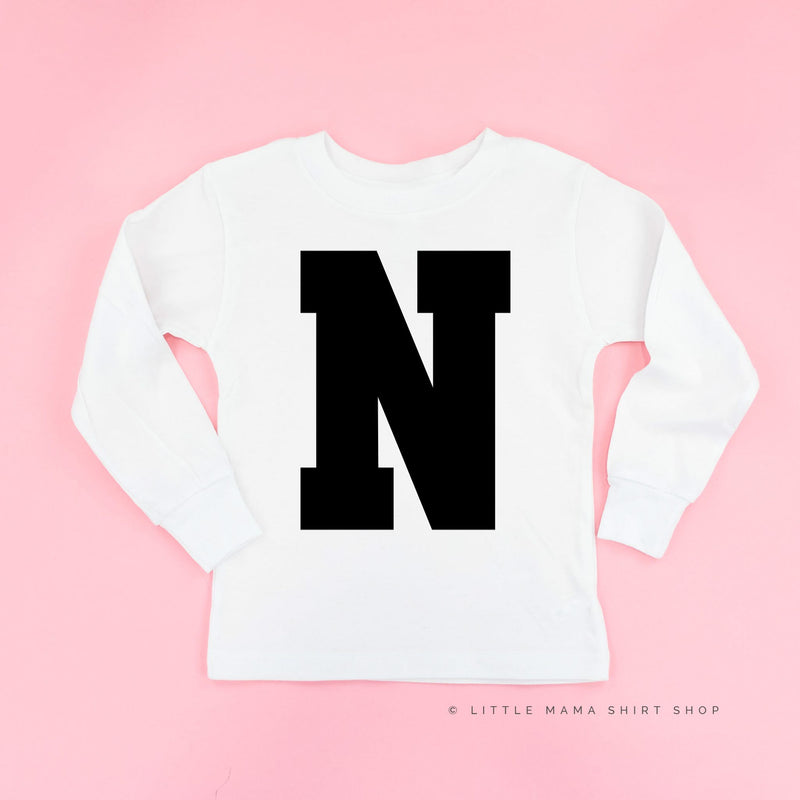 Varsity Initials - Child Long Sleeve Tee