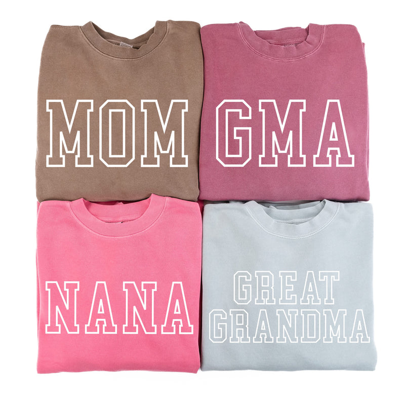 Embroidered PIGMENT Crewneck - OUTLINE NAME