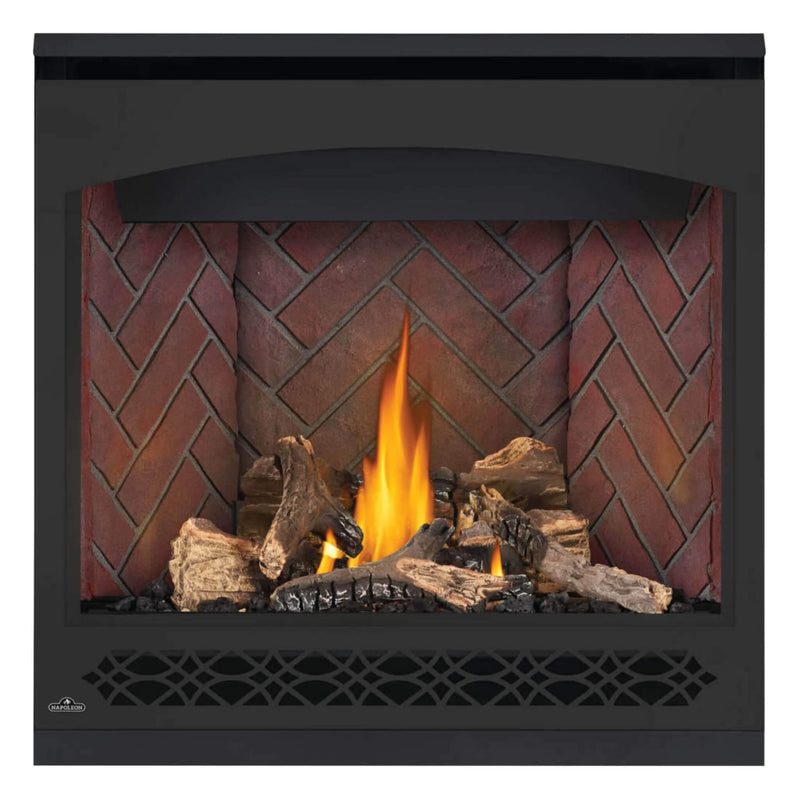 Napoleon Ascent 36 Direct Vent Millivolt Ignition Natural Gas Fireplace, 35" [B36NTR-1] (SAK85316)