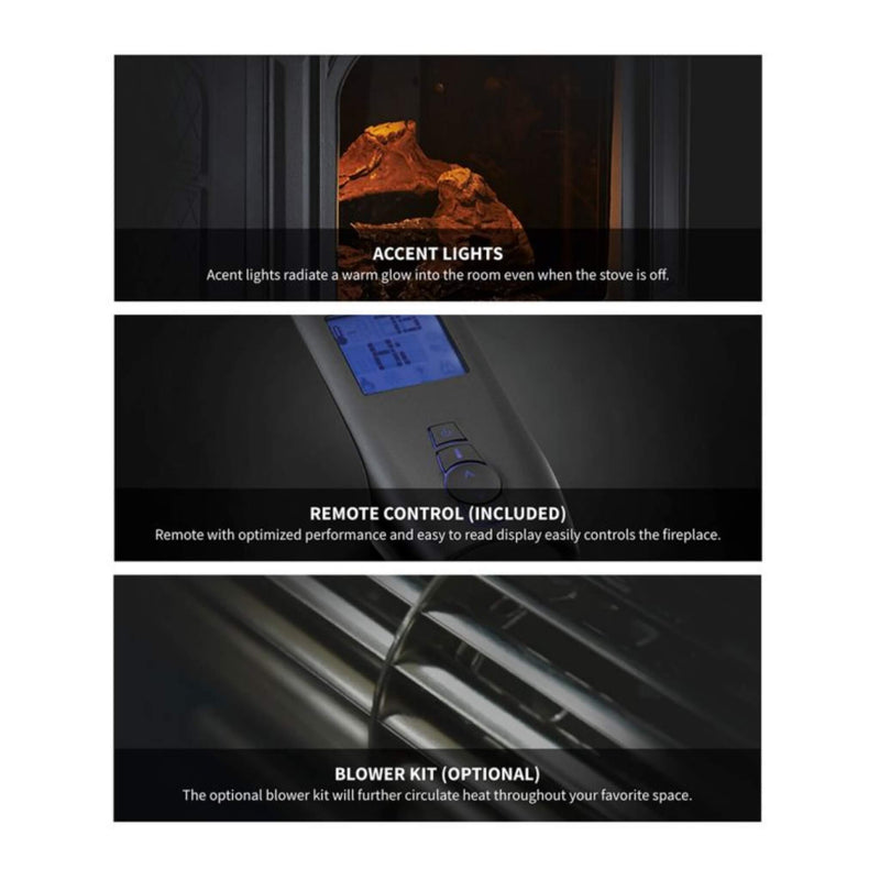 Napoleon Bayfield 25" Direct Vent Electronic Ignition Natural Gas Cast Iron Stove, 23" [GDS25NA-1] (SAK95498)