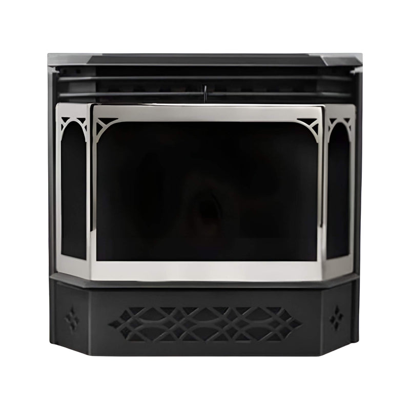 Napoleon Haliburton 50 22-Inch Direct Vent Millivolt Ignition Compact Natural Gas Stove [GDS28-1NSB] (SAK81523)