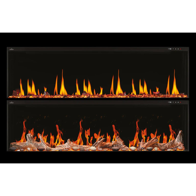 Napoleon Luminex 65" LCD Built-In Electric Fireplace With Remote Control [NEFL65LCD-3SV] (SAK83665)