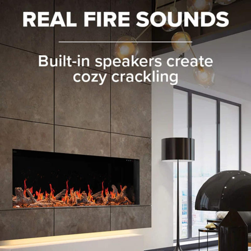 Napoleon Luminex 65" LCD Built-In Electric Fireplace With Remote Control [NEFL65LCD-3SV] (SAK83665)