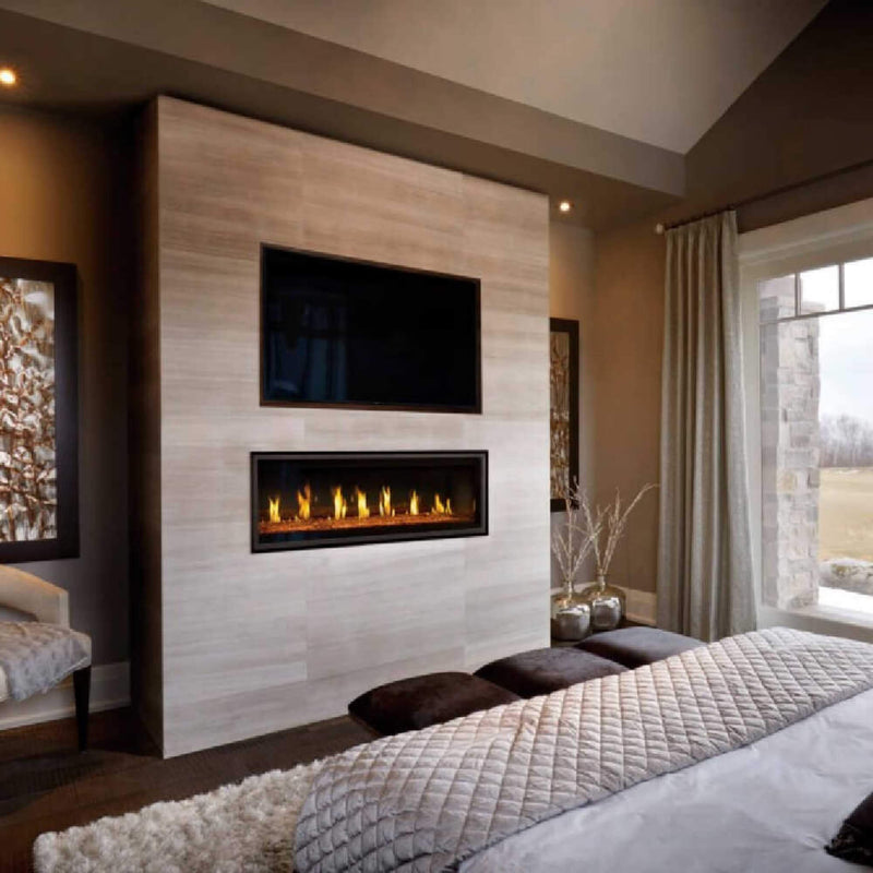 Napoleon Vector 50 Single-Sided Direct Vent Electronic Natural Gas Fireplace With Night Light System, 65" [LV50N-2] (SAK29481)