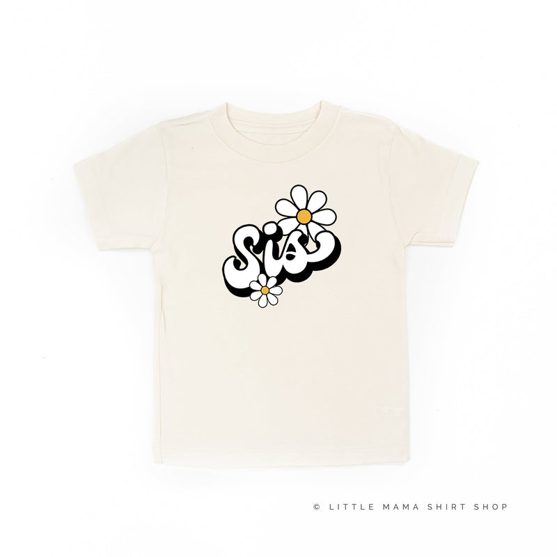 Daisy - Sis - w/ Full Daisy on Back - Child Tee