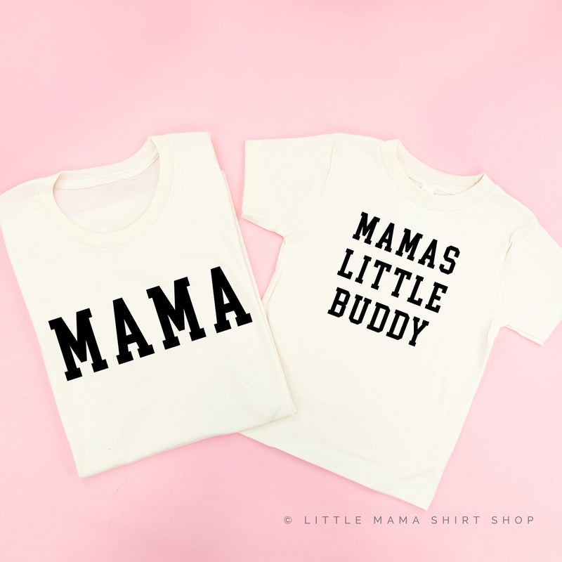 Mama - Varsity / Mama's Little Buddy - Set of 2 Tees