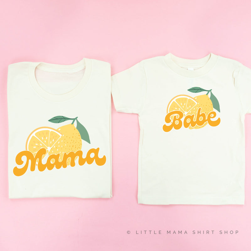 Mama/Babe Fruit - (Choose Your Fruit) - Set of 2 Matching Tees