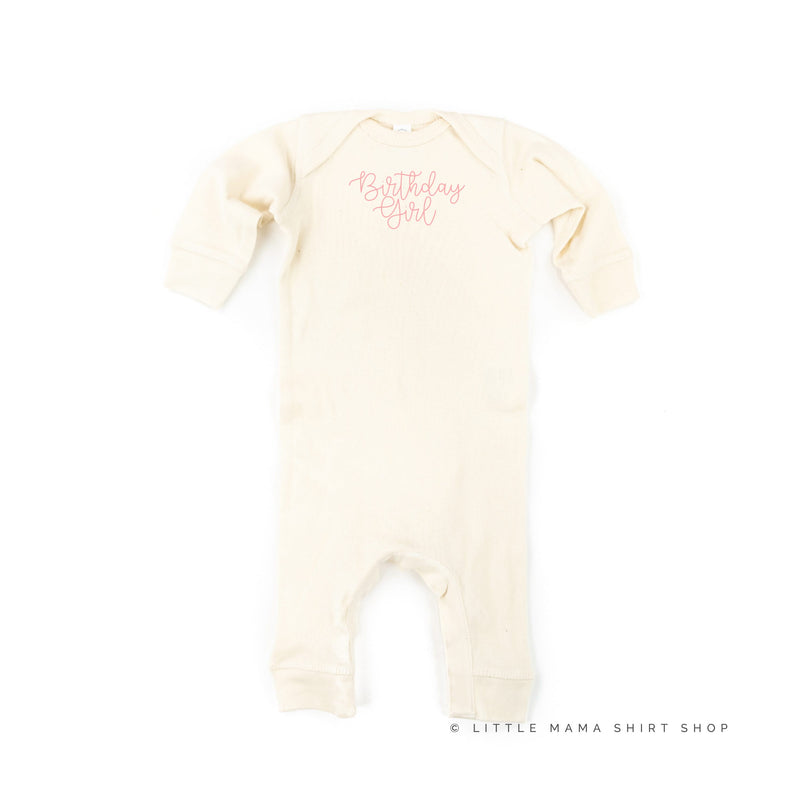 Birthday Girl - New Cursive - Baby Sleeper