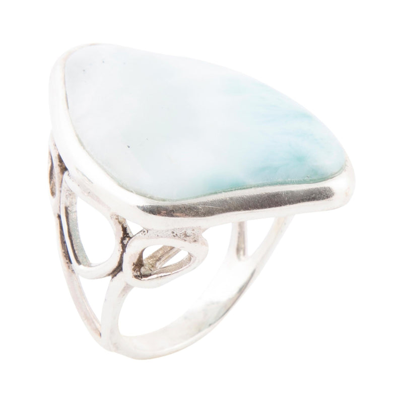 Natural Wonders Blue Larimar and Sterling Silver Ring