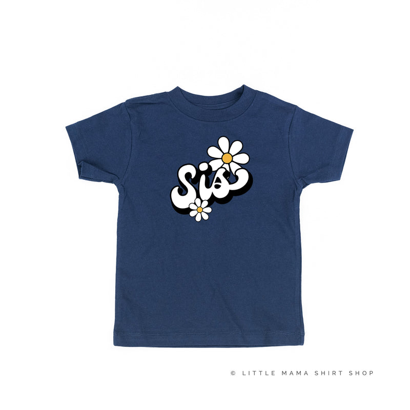 Daisy - Sis - w/ Full Daisy on Back - Child Tee