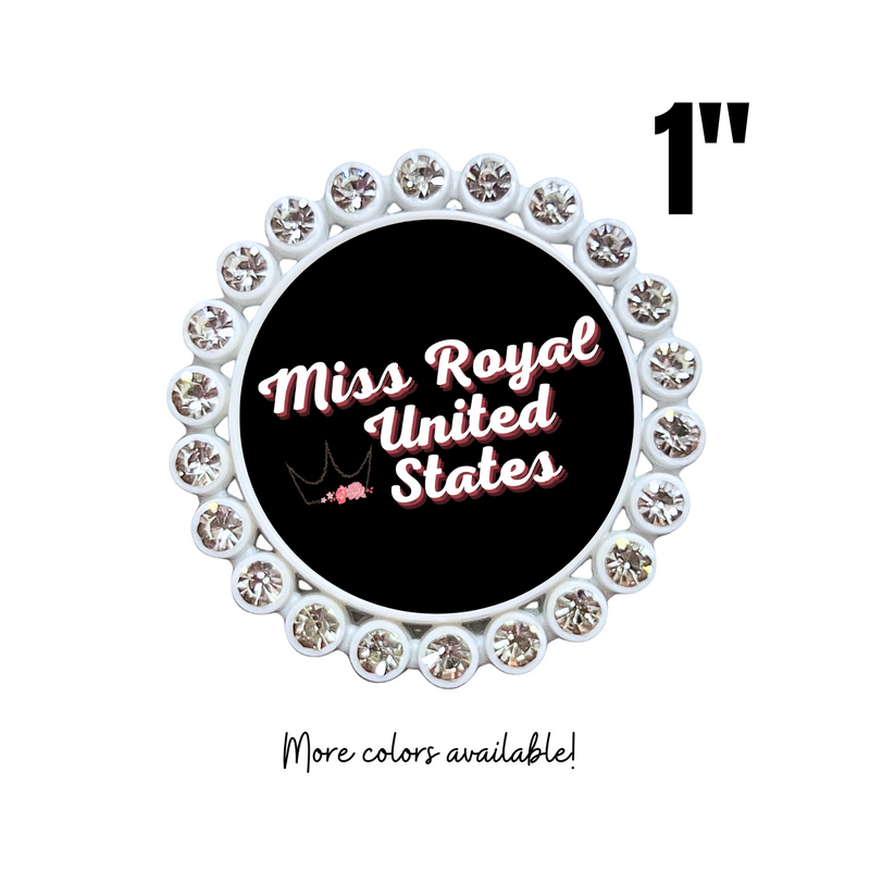 Sparkle 1" Custom | Magnetic Brooch Pin