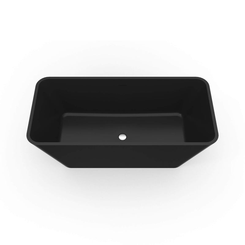 Nuvia 67-Inch Luxury Freestanding Solid Surface Soaking Bathtub (SAK51920)