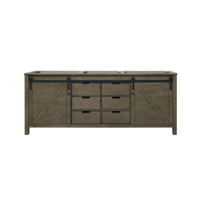 Nuvia 80-Inch Fully Assembled Double Bath Vanity With Soft Close Cabinets [No Countertop] (SAK53904)