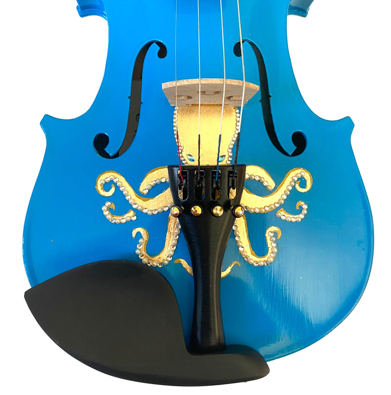 Octopus Bling Blue Violin Outfit