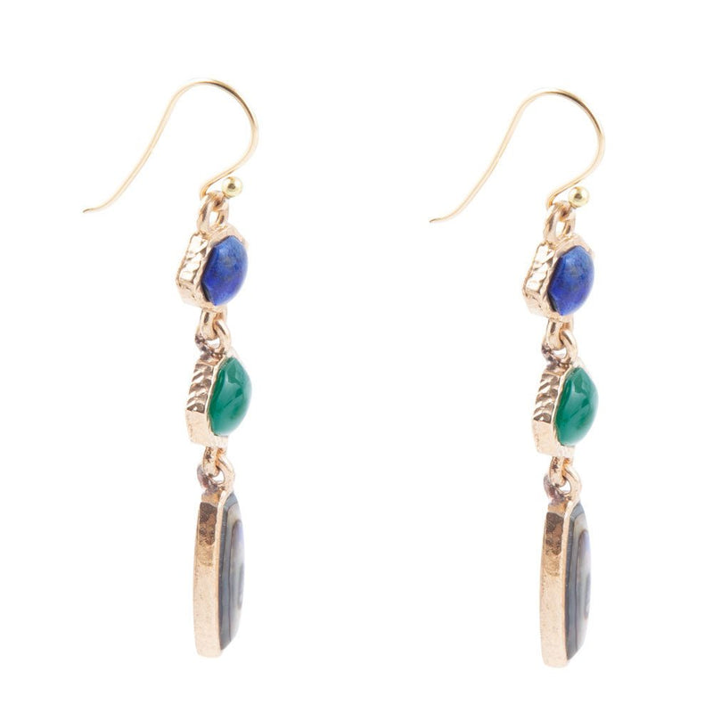 Odyssey Lapis Multi-Stone Earrings