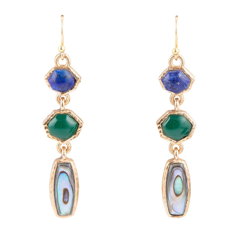 Odyssey Lapis Multi-Stone Earrings