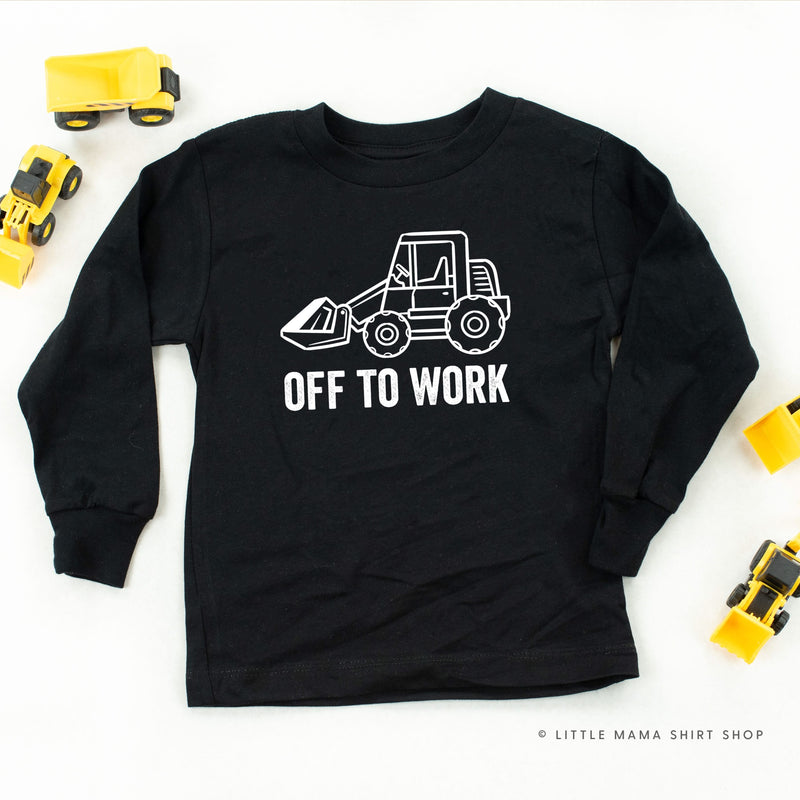 Off To Work - Child Long Sleeve Tee