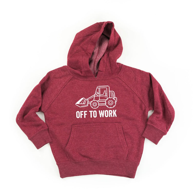 OFF TO WORK - CHILD HOODIE