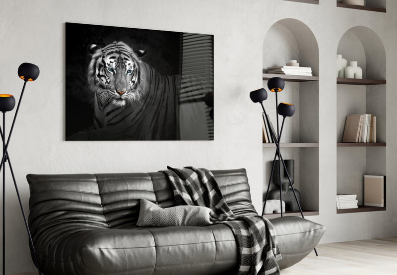 Tiger Glass Wall Art