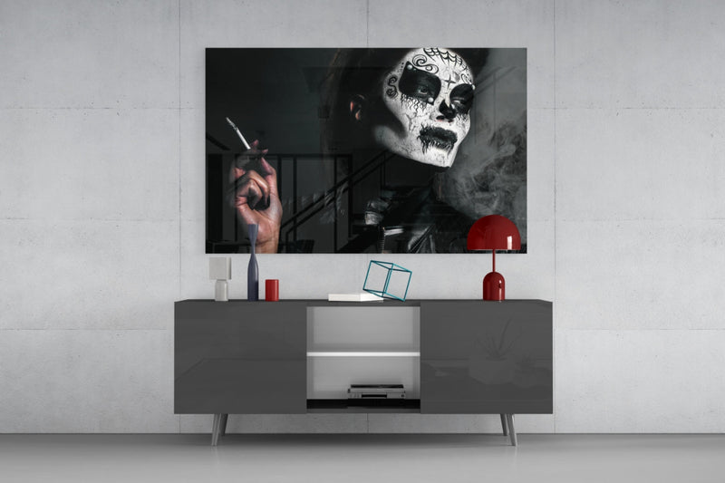 Women's Glass Wall Art