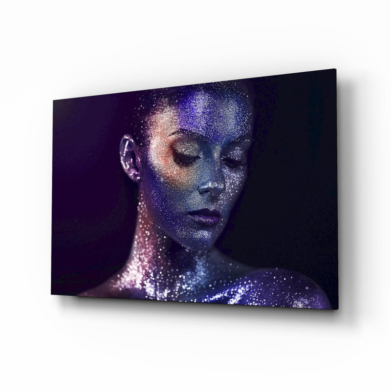 Woman Portrait 42 Glass Wall Art