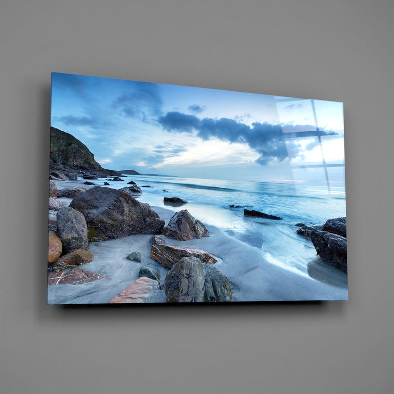 Sea Landscape Glass Wall Art