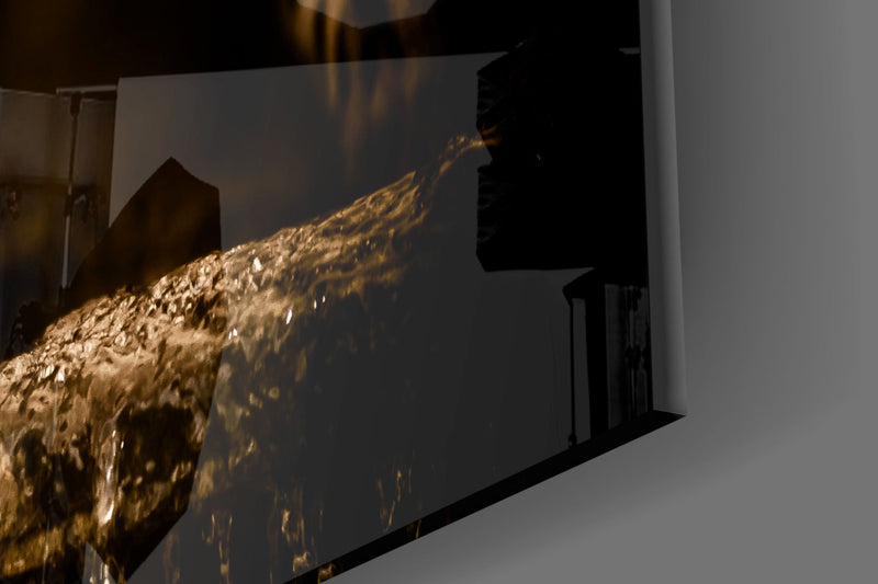 Leopard Glass Wall Art