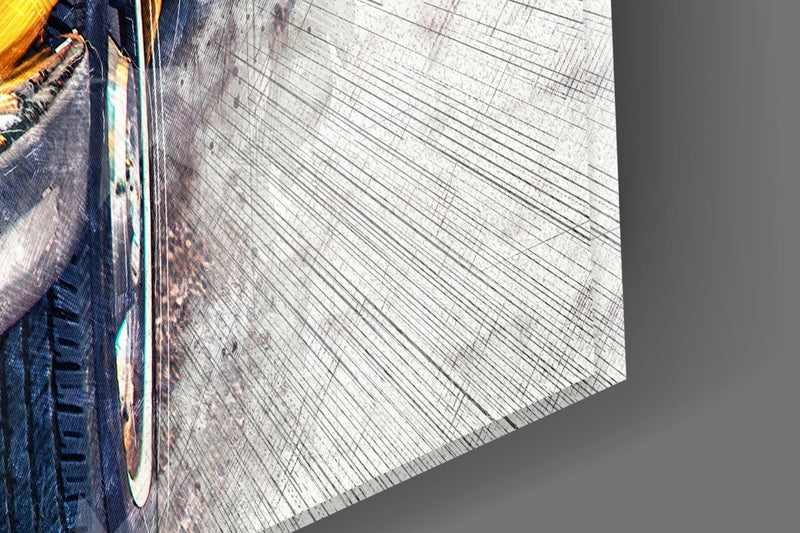 Classic Chevrolet Glass Wall Art