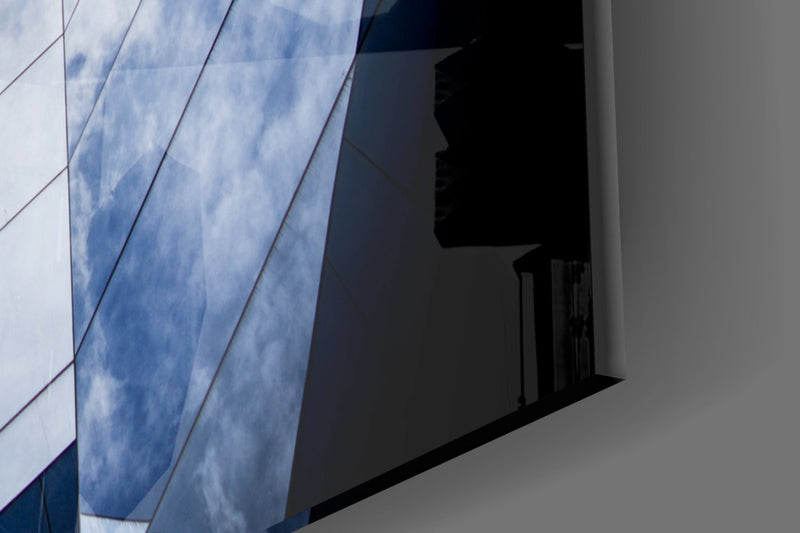 Geometric Architecture Glass Wall Art