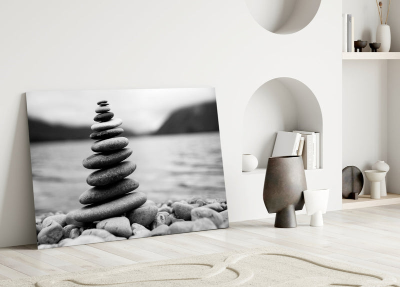 Pebbles Glass Wall Art