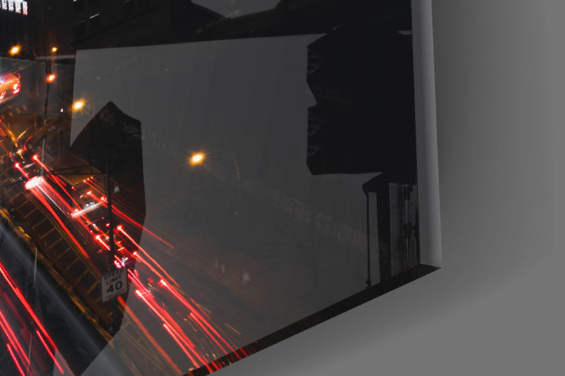 City Landscape Glass Wall Art