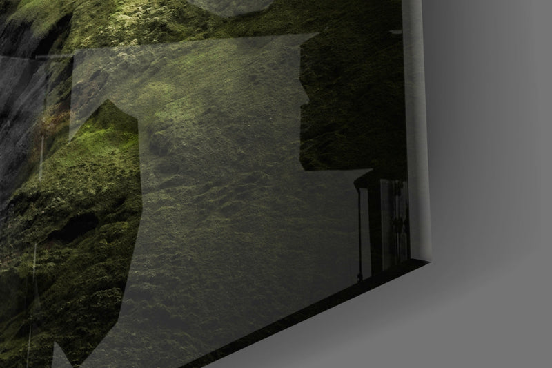 Green Valley Glass Wall Art