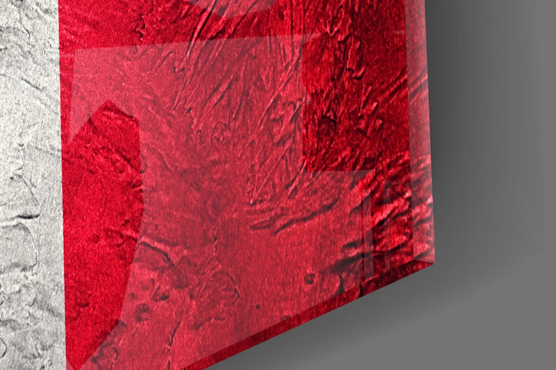 Flag of France Glass Wall Art