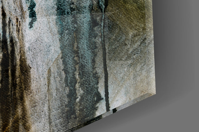 Abstract Colors Glass Wall Art