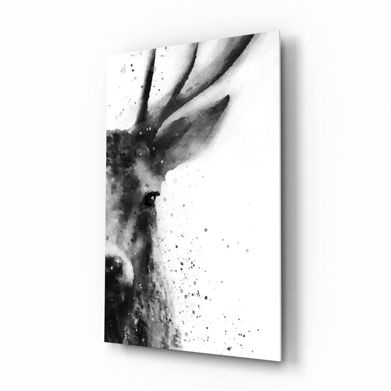 Deer Glass Wall Art