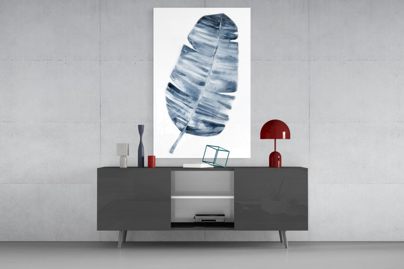 Leaf Glass Wall Art