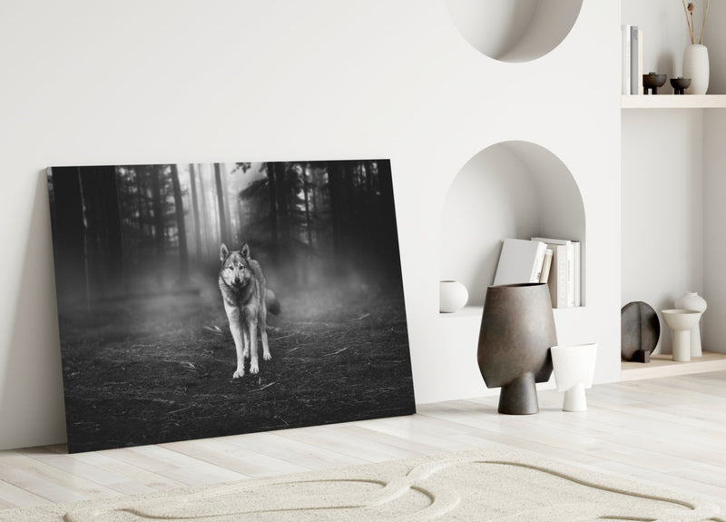 Wolf Glass Wall Art