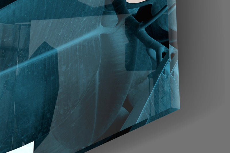 Leaves Glass Wall Art