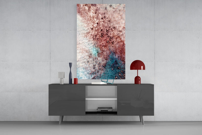 Abstract Glass Wall Art