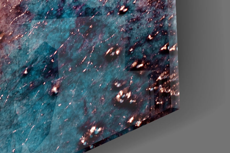 Abstract Glass Wall Art